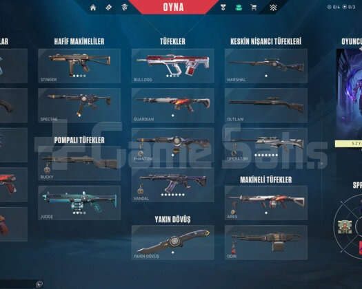 VALORANT 3 VANDALLI HESAP + YAĞMACI OPERATOR