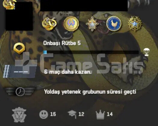 5 MADALYALI & 80 TL CS2 ENV & FACEIT KURULUMSUZ &
