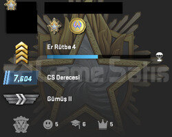 2 MADALYALI & 55 TL CS2 ENV & FACEIT KURULUMSUZ &