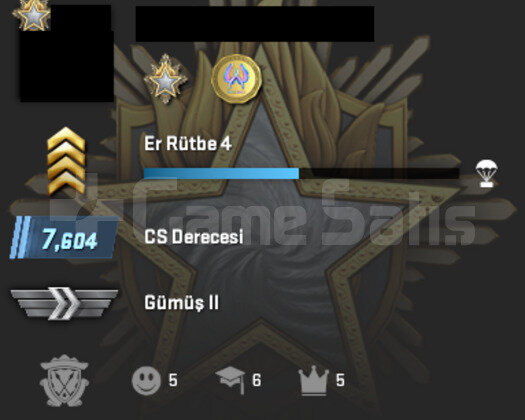 2 MADALYALI & 55 TL CS2 ENV & FACEIT KURULUMSUZ &