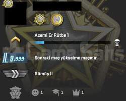 2 MADALYALI & 70 TL CS2 ENV & FACEIT KURULUMSUZ &