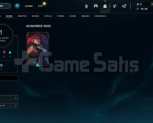 TR Gold 2 | 1 Kostüm - 14K Mö | LoL Hesap