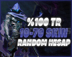 TR SUNUCU 10-70 GARANTİLİ MVİP RANDOM HESAP
