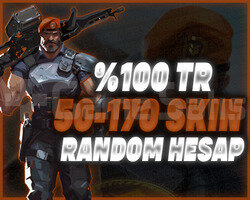 TR SUNUCU 50-170 GARANTİLİ MVİP RANDOM HESAP