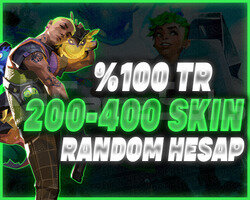 TR SUNUCU 200-400 GARANTİLİ MVİP RANDOM HESAP