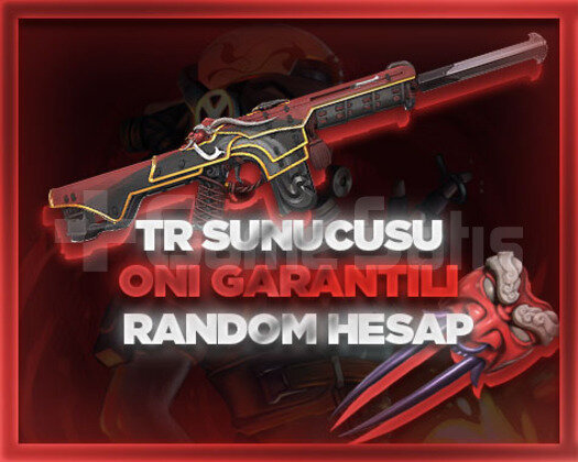 TR SUNUCU ONİ GARANTİLİ MVİP RANDOM HESAP