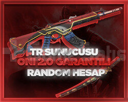 TR SUNUCU ONİ 2.0 GARANTİLİ MVİP RANDOM HESAP
