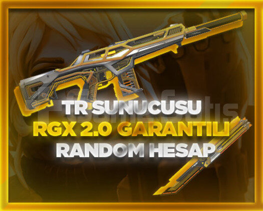TR SUNUCU RGX 2.0 GARANTİLİ MVİP RANDOM HESAP