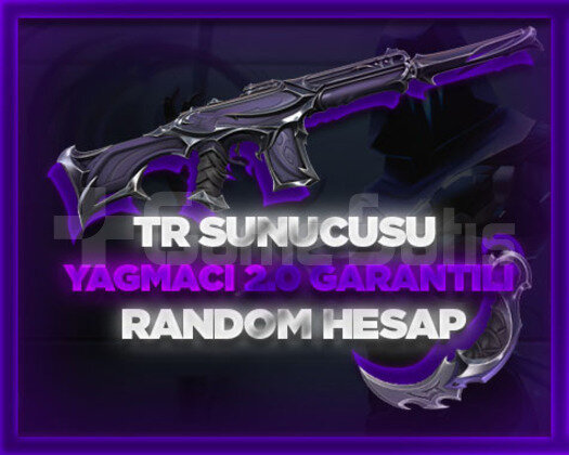 TR SUNUCU YAĞMACI 2.0 GARANTİLİ MVİP RANDOM HESAP
