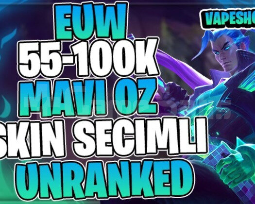 EUW +55K SKİN SEÇİLEBİLİR 30 LEVEL UNRANKED