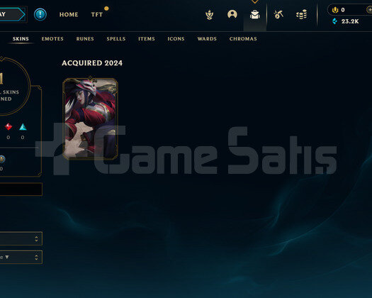 TR Unranked | 1 Kostüm - 23K Mö | LoL Hesap