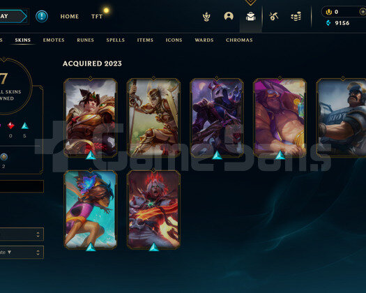 TR Plat 3 | 7 Kostüm - 10K Mö | LoL Hesap