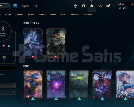 TR Zümrüt 4 | 13 Kostüm - 56 Hero | LoL Hesap