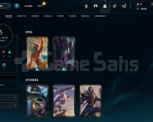 TR Plat 4 | 6 Kostüm - 33 Hero | LoL Hesap