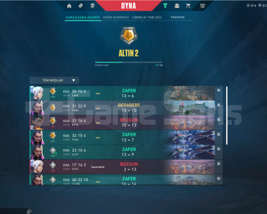 Gold 2 Yüksek MMR Smurf Hesap