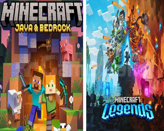 Minecraft Java Bedrock Edition + Legends