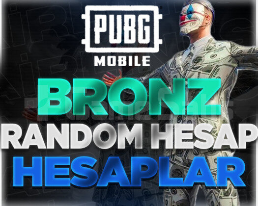 PUBG MOBİLE BRONZ RANDOM +VİP HESAPLAR / BOŞ YOK