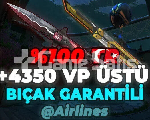 TR +4350 VP BIÇAK GARANTİLİ VIP+ HESAPLAR