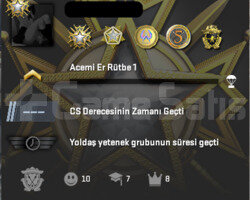 5 MADALYALI FACEİT KAYITSIZ CS HESABI