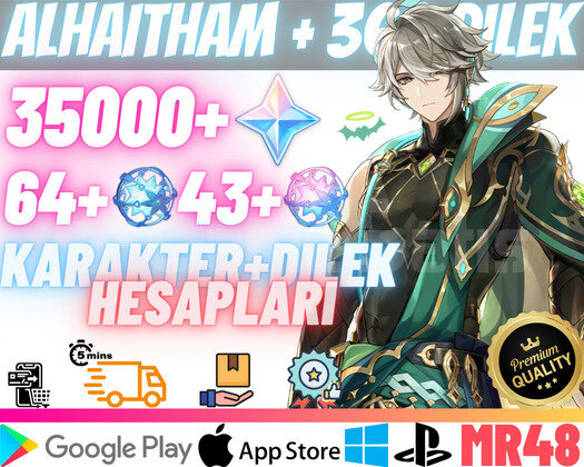 EU|MR48 Alhaitham + 360Dilek- 35000Köken64+43Yazgı