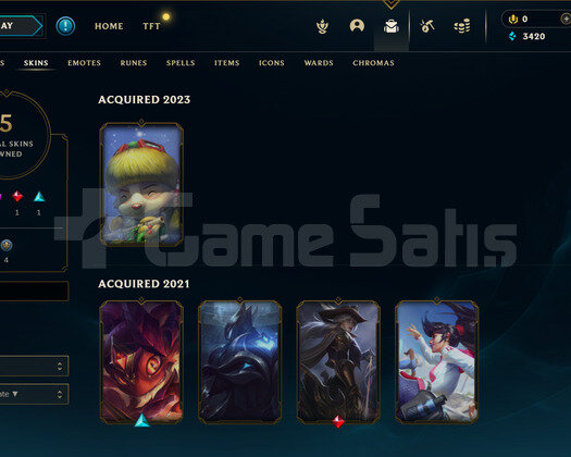 EUW Unranked | 5 Kostüm - 26 Hero | LoL Hesap
