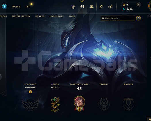 EUW Unranked | 5 Kostüm - 26 Hero | LoL Hesap