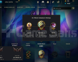 CEHENNEM DEMİR ELO 86 LVL LOL HESABI