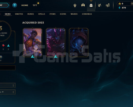 EUW Unranked | 3 Kostüm - 26 Hero | LoL Hesap
