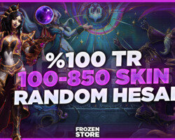 +4000 SATIŞ / TR 100-850 SKİN - DOPDOLU VİP RANDOM