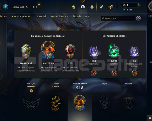 125 LEVEL 51 KARAKTER 17 SKİN 2017 HESABI