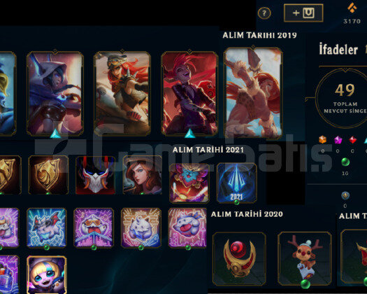 HANDMADE 2019 KURULUM ADC MAIN LOL HESABI