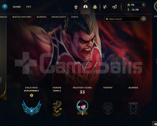 TR Plat 2 | 17 Kostüm - 13K Mö | LoL Hesap