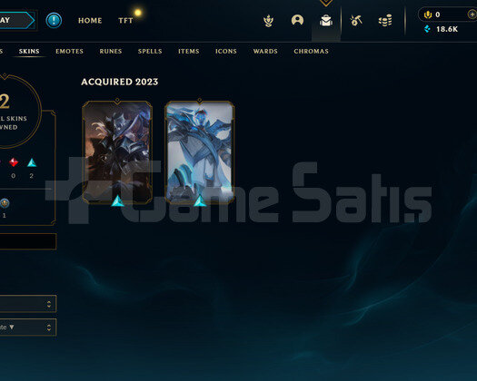 TR Gold 2 | 2 Kostüm - 18K Mö | LoL Hesap