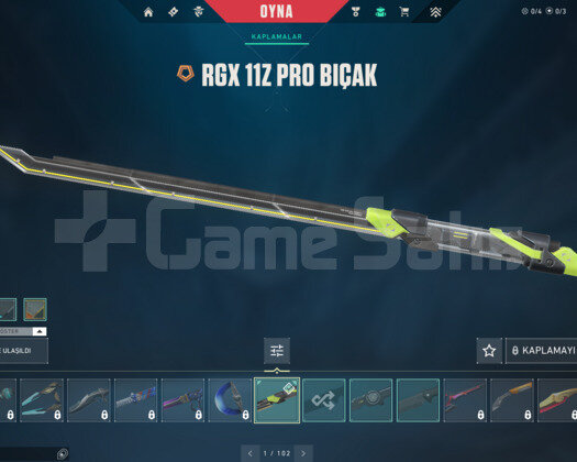 RGX 11Z PRO BIÇAK/PROTOKOL/ASİL E-POSTA HESAP