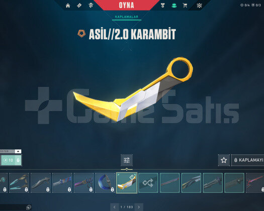 ASİL KARAMBİT/YAĞMACI BIÇAK/KAOS E-POSTA HESAP