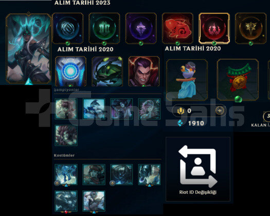 PRESTİJ SKİNLİ 2020 KURULUM HANDMADE LOL HESABI