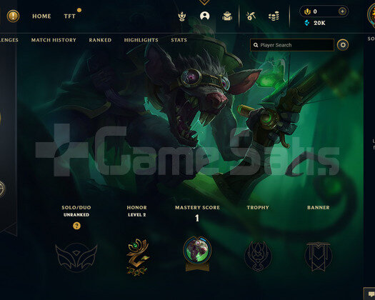 TR Unranked | 21 Hero - 20K Mö | LoL Hesap