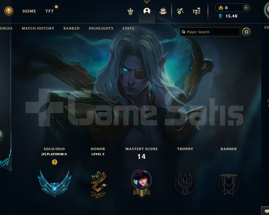 TR Plat 2 | 2 Kostüm - 15K Mö | LoL Hesap