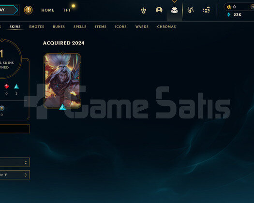 TR Bronz 1 | 1 Kostüm - 23K Mö | LoL Hesap