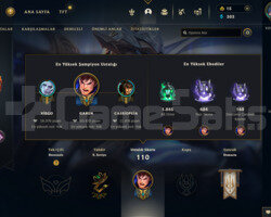97 LEVEL EBEDİ SKİNLİ DOLU HESAP
