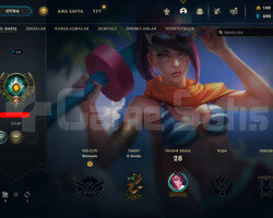 34 LEVEL LOL HESABI