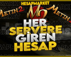 1 ADET HER SERVERE GİREN HESAP İD ŞİFRE ŞEKLİNDE T