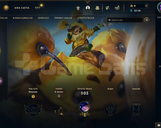EUW S13 DEMİR 3 LOL HESABI