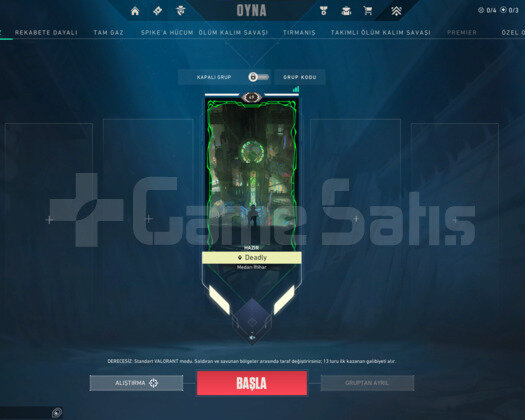 TR Valorant Ranked Açık Hesap - Garantili !