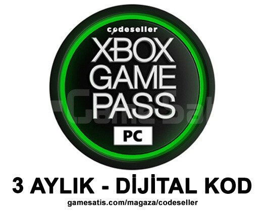 GAME PASS PC - 3 AYLIK KOD