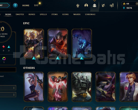 TR UNRANKED - 57 HERO 20 KOSTÜM HANDMADE HESAP