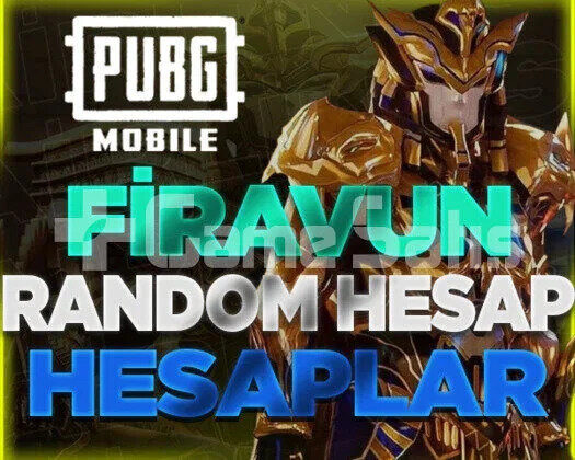 PUBG MOBİLE FİRAVUN RANDOM +VİP HESAPLAR / BOŞ YOK