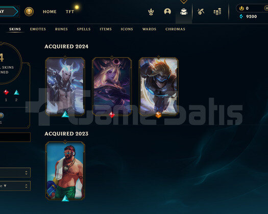 EUW Plat 4 | 4 Kostüm - 31 Hero | LoL Hesap