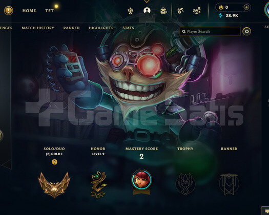 EUW Gold 1 | 1 Kostüm - 28K Mö | LoL Hesap