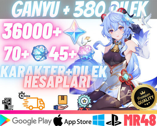 EU | MR48 Ganyu + 380Dilek - 36000Köken 70+45Yazgı
